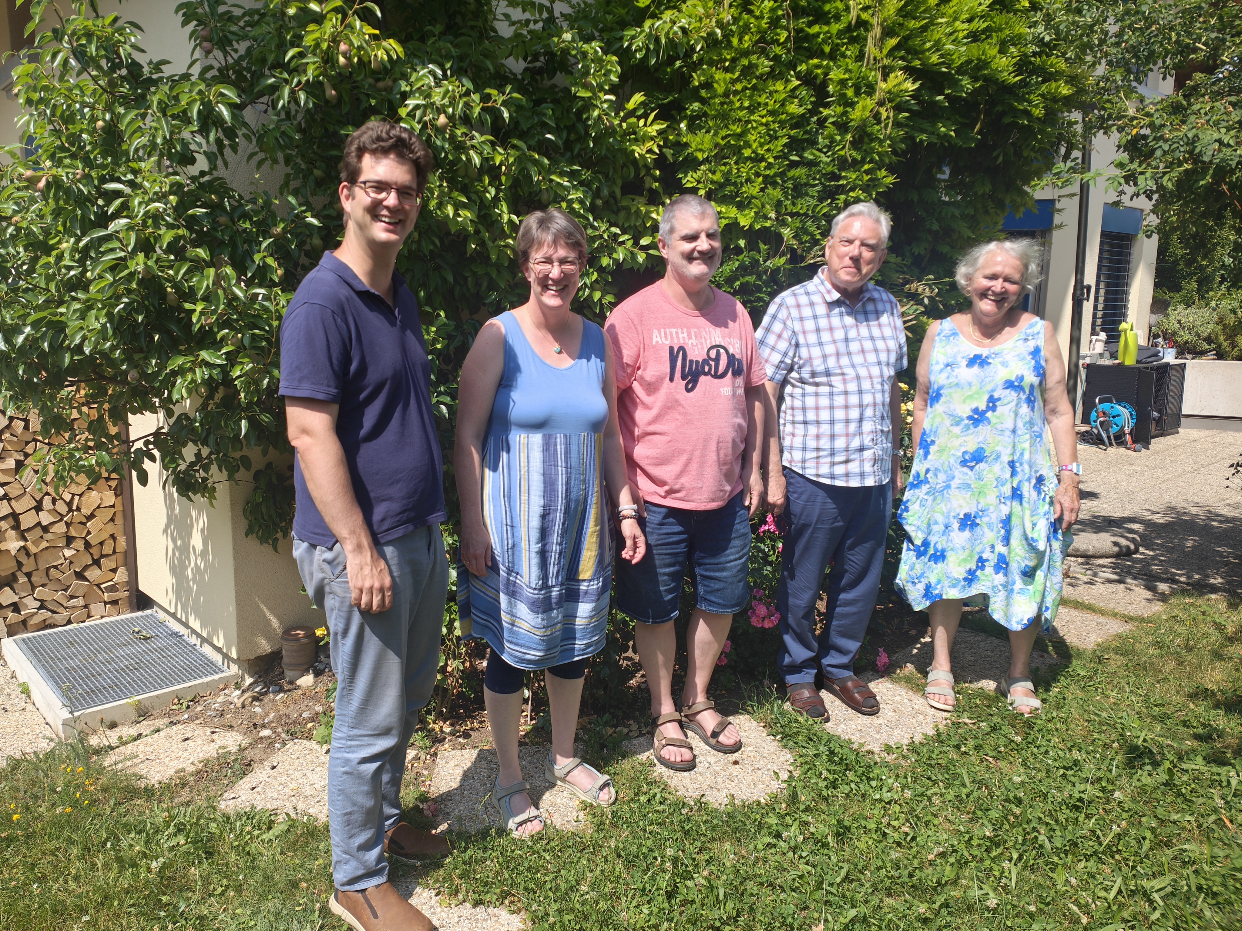 Comité de la CRAL. De gauche à droite: Damien Savoy, Nathalie Jaccoud, Willy Sallin, Bernard Sonney, Gabrielle Luchinger